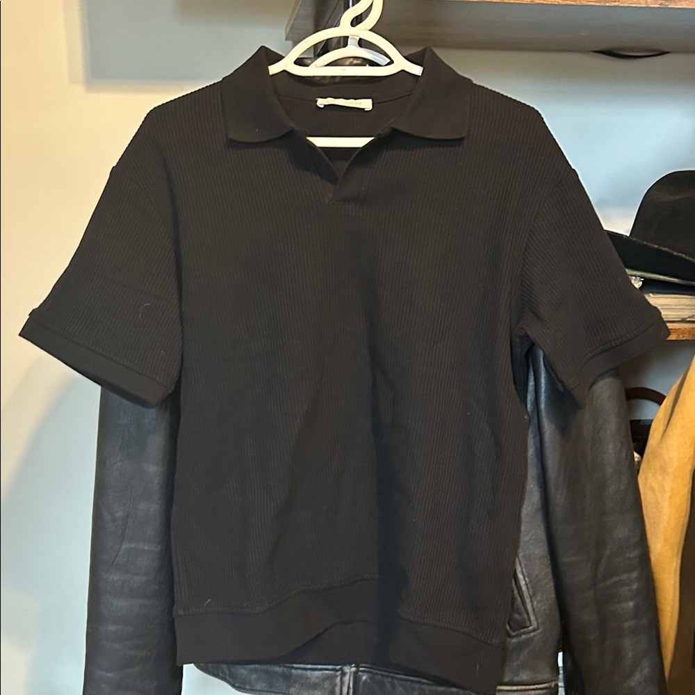 Zara Black Polo Shirt